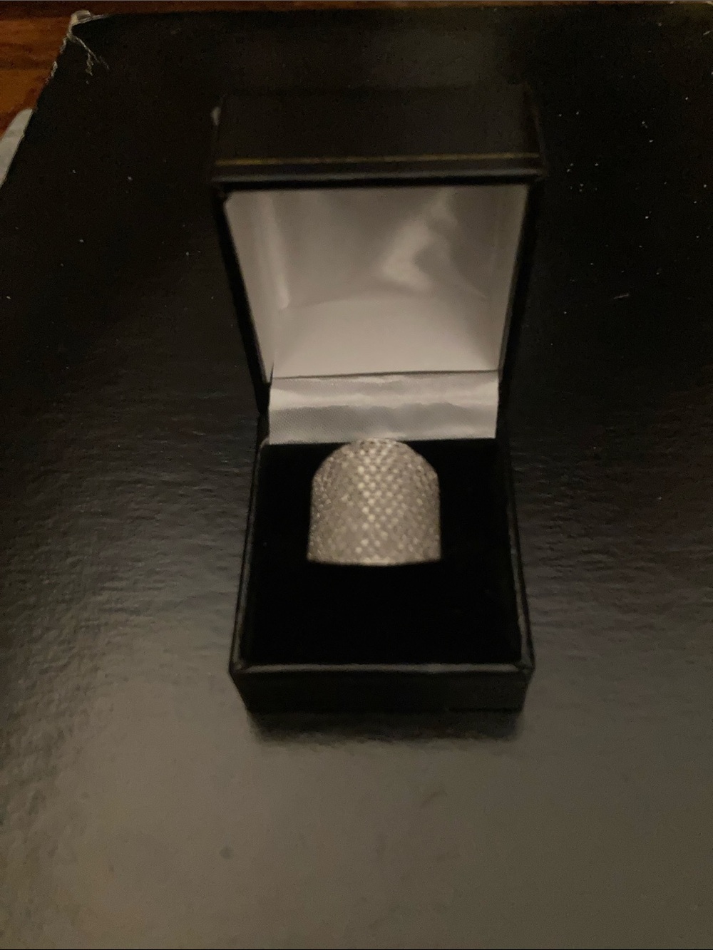 Ross-Simons Pavé Dome Ring in Silver Tone